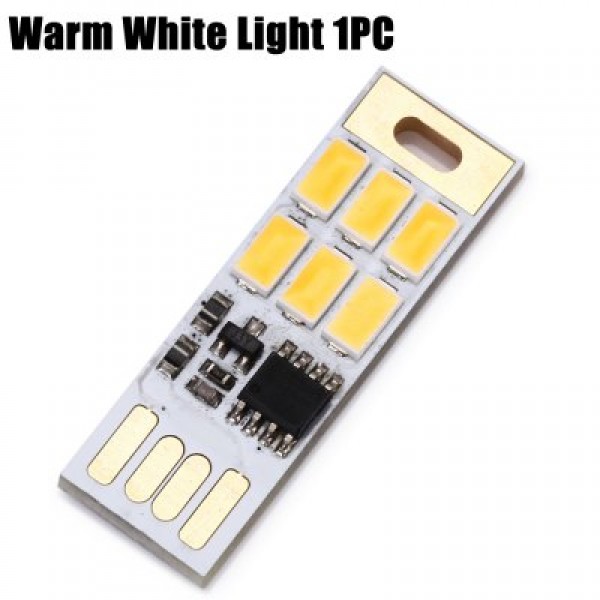 1W 75 Lumens Warm White Light Touch USB Lamp Module 1PC