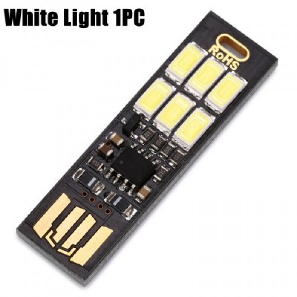 USB Power LED Touch Board Keyboard White Light Nightlight Module