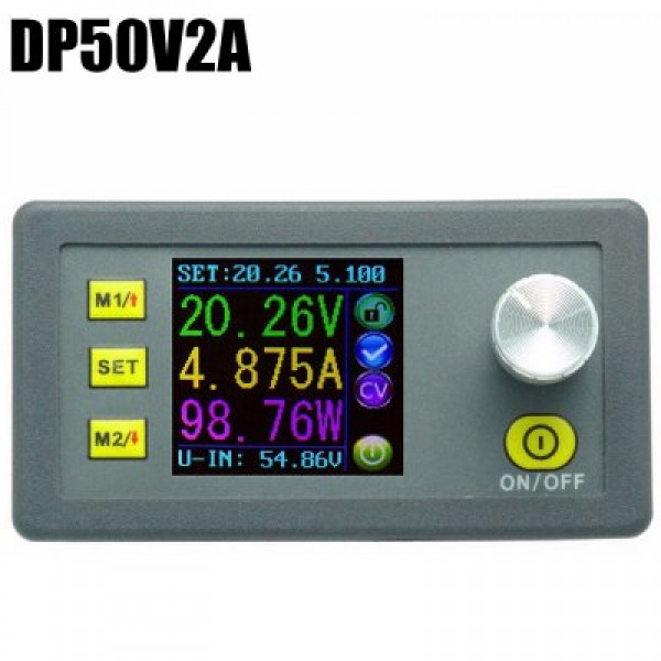DP50V2A Adjustable DC Power Supply Module with Integrated Voltme