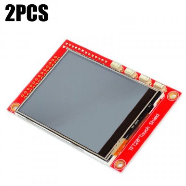 2PCS 2.8 inch Display Panel Resistive Touch Shield 320 x 240 for